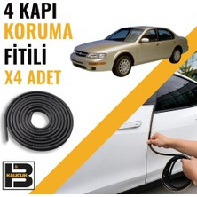 B&M Kauçuk Nissan Maxima (1995-1999) Kapı Koruma Fitili-4 KAPI-SIYAH-BM2331