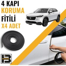B&M Kauçuk Honda Hr-V (2022-2025) Kapı Koruma Fitili-4 KAPI-SIYAH-BM2289