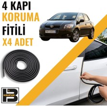 B&M Kauçuk Toyota Auris (2006-2009) Kapı Koruma Fitili-4 KAPI-SIYAH-BM2308
