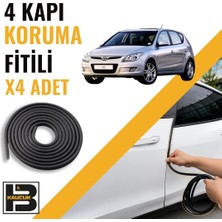 B&M Kauçuk Hyundai I30 (2007-2012) Kapı Koruma Fitili-4 KAPI-SIYAH-BM2260