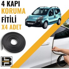 B&M Kauçuk Citroen Nemo Kapı Koruma Fitili-4 KAPI-SIYAH-BM2448
