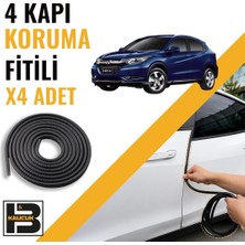 B&M Kauçuk Honda Hr-V (2015-2021) Kapı Koruma Fitili-4 KAPI-SIYAH-BM2288