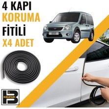 B&M Kauçuk Ford Connect (2002-2013) Kapı Koruma Fitili-4 KAPI-SIYAH-BM2390