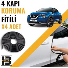 B&M Kauçuk Nissan Juke (2020-2025) Kapı Koruma Fitili-4 KAPI-SIYAH-BM2338