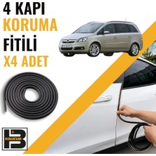 B&M Kauçuk Opel Zafira B (2005-2014) Kapı Koruma Fitili-4 KAPI-SIYAH-BM2490