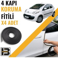 B&M Kauçuk Citroen C1 Kapı Koruma Fitili-4 KAPI-SIYAH-BM2528
