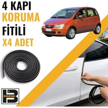 B&M Kauçuk Fiat Idea Kapı Koruma Fitili-4 KAPI-SIYAH-BM2544