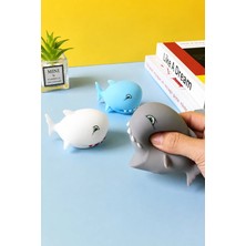 MİNGODAN Mingodan Köpek Balığı Squishy Oyuncak Sıkılabilir Deniz Canlısı Esnek Duyusal Anti Stres Oyuncağı Squeeze Toy (1 Adet)