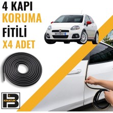 B&M Kauçuk Fiat Grande Punto Kapı Koruma Fitili-4 KAPI-SIYAH-BM2564