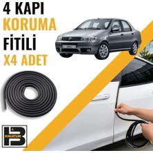 B&M Kauçuk Fiat Albea Kapı Koruma Fitili-4 KAPI-SIYAH-BM2538
