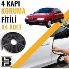 B&M Kauçuk Citroen Xsara (1997-2001) Kapı Koruma Fitili-4 KAPI-SIYAH-BM2535