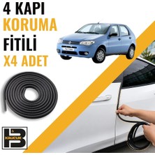 B&M Kauçuk Fiat Palio (2.nesil) Kapı Koruma Fitili-4 KAPI-SIYAH-BM2541