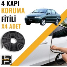 B&M Kauçuk Fiat Siena Kapı Koruma Fitili-4 KAPI-SIYAH-BM2542