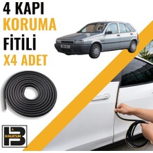 B&M Kauçuk Fiat Tipo Kapı Koruma Fitili-4 KAPI-SIYAH-BM2553