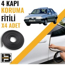 B&M Kauçuk Fiat Tempra Kapı Koruma Fitili-4 KAPI-SIYAH-BM2554