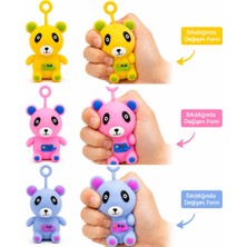 MİNGODAN Mingodan 1 Adet Panda Sukuşi Duyusal Stres Oyuncağı – Jel Dolgulu Anti Stres Giderici Sık Bırak Squishy Oyuncak