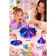 MİNGODAN Mingodan Duyusal Oyuncak Spiral – Stres Giderici Oyuncak, Dikkat Geliştirici Anti Stres Fidget Büyük Beden Stres Yıldızı (17X17CM)