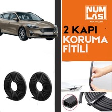 Ford Focus Station Wagon (4.nesil) Iki Kapı Koruma Fitili Siyah Renk Numlas-A KALITE-NM2635
