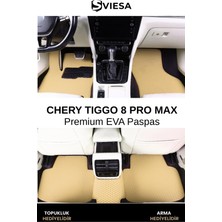 Sviesa Eva Chery Tiggo 8 Pro Max Uyumlu Araç Paspas Havuzlu Taban Su Geçirmez Kokusuz Özel Üretim 3D Premium Oto Paspas