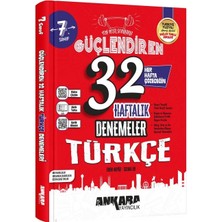 Akm Kitap 7. Sınıf Türkçe Güçlendiren 32 Haftalık Kazanım Denemeleri Ankara Yayıncılık