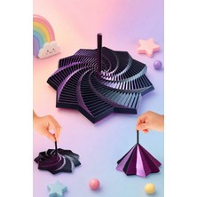 MİNGODAN Mingodan Duyusal Oyuncak Spiral – Stres Giderici Fidget Viral - Spiral Illüzyon, Dikkat Geliştirici Anti Fidget Büyük Beden Stres Yıldızı