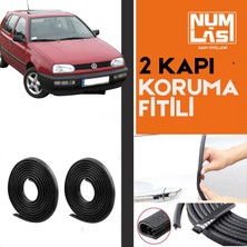 Volkswagen Golf 3.nesil Iki Kapı Koruma Fitili Siyah Renk Numlas-A KALITE-NM2560