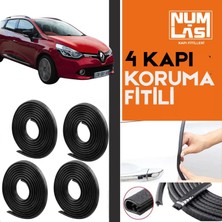 Renault Clio 4 Station Wagon 4 Kapı Koruma Fitili Siyah Renk Numlas-A KALITE-NM2547