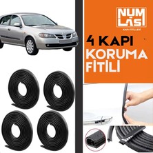 Nissan Almera Hatchback (2000-2006) 4 Kapı Koruma Fitili Siyah Renk Numlas-A KALITE-NM2375