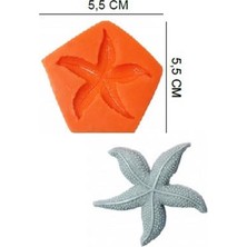 Pozitif Silikon Kalıp Deniz Yıldızı HG-018