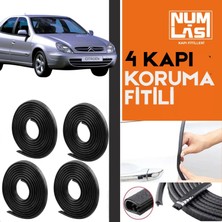 Citroen Xsara (2002-2009) 4 Kapı Koruma Fitili Siyah Renk Numlas-A KALITE-NM2174