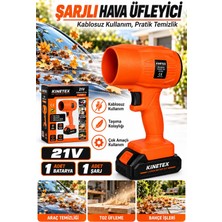 Begin Power 21V Şarjlı Hava Üfleyici Kablosuz Toz Kar ve Yaprak Üfleme Kedi Köpek Kurutma Makinesi