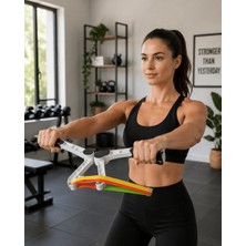 Meks Direnç Bantlı Kol Göğüs Omuz Egzersiz Aleti Evde Fitness Seti