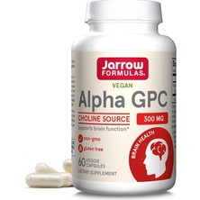 Jarrow Formulas Alpha Gpc, 300MG Choline Supplements, Brain Health,