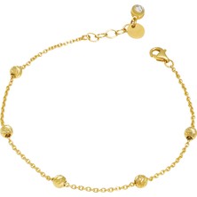 Debora Jewelry 14 Ayar Altın Dorikalı Zincir Bileklik