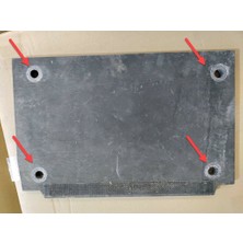 1982-1991 Porsche 944 Ecu Plaka Tutucu Tıpa