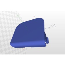 2008 Renault Megane 2 Ön Çekme Halkası Kapak Tıpası (Tow Hook Cover)