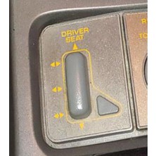 1984-1996 Chevrolet Corvette Elektrikli Koltuk Kumanda Işık Kapakları