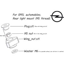 1998-2023 Opel Astra Arka Lamba Montajı
