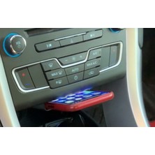 iPhone 11 Pro Max Deri Kılıf Carplay Yuvası (Ford Fusion 2016+ )