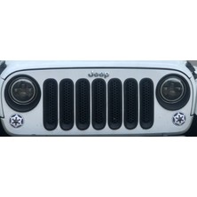 Jeep Wrangler Için Star Wars Imperial Cog Sinyal ve Sis Farı Izgaraları