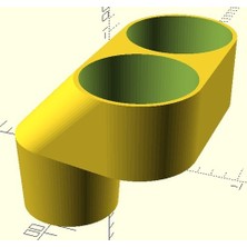 Universal Parametrik Bardaklık Uzatıcısı