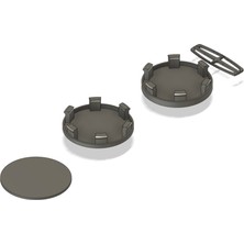 Lincoln Logosu 60 mm Jant Kapağı