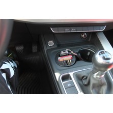 Audi A4 B9 Bardaklık Için Akıllı Telefon, Anahtar ve Kart Tutucu Yedeği V1