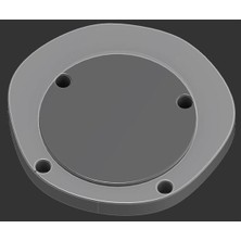 Dodge Siriusxm Amps Adaptör Plâkası, Bully Dog 50MM Gösterge Podu A Direk Yuvası Için - 2010-2016 Ram 1500