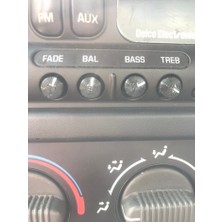 Chevrolet Gm Radyo Için Equalizer Düğmeleri