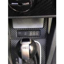 Volkswagen Golf V Orta Konsol Düğmesi LED 3 Haneli Tutucu
