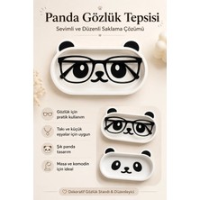 Ognami Panda Gözlük Tepsisi Dekoratif Gözlük Standı Takı ve Küçük Eşya Düzenleyici 3D Baskı