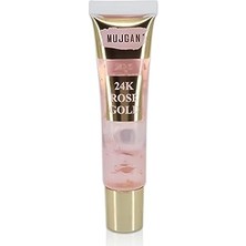 Toptan Budur Altın Parçacıklı Dudak Parlatıcısı (Rose)