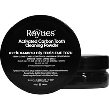 Toptan Budur Siyah Aktif Karbon Diş Beyazlatma Tozu, 40 G