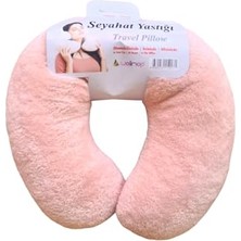 Toptan Budur Seyahat Boyun Yastığı, Toz Pembe